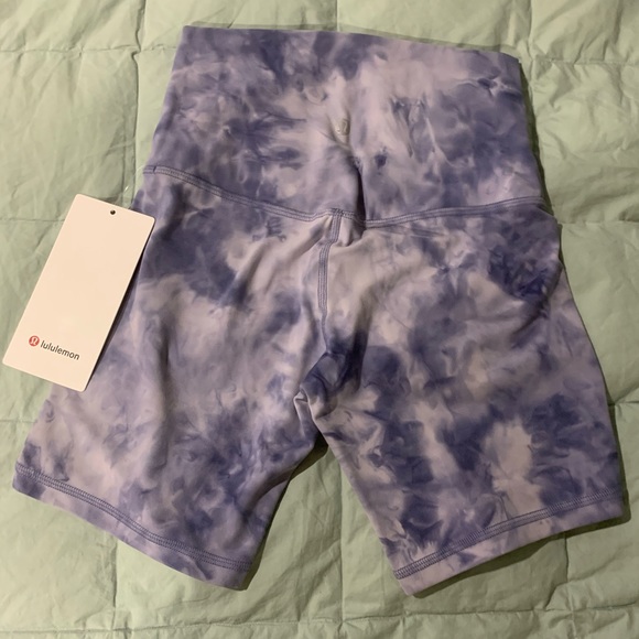 NWT align short diamond dye iced iris peri purple - Picture 2 of 3